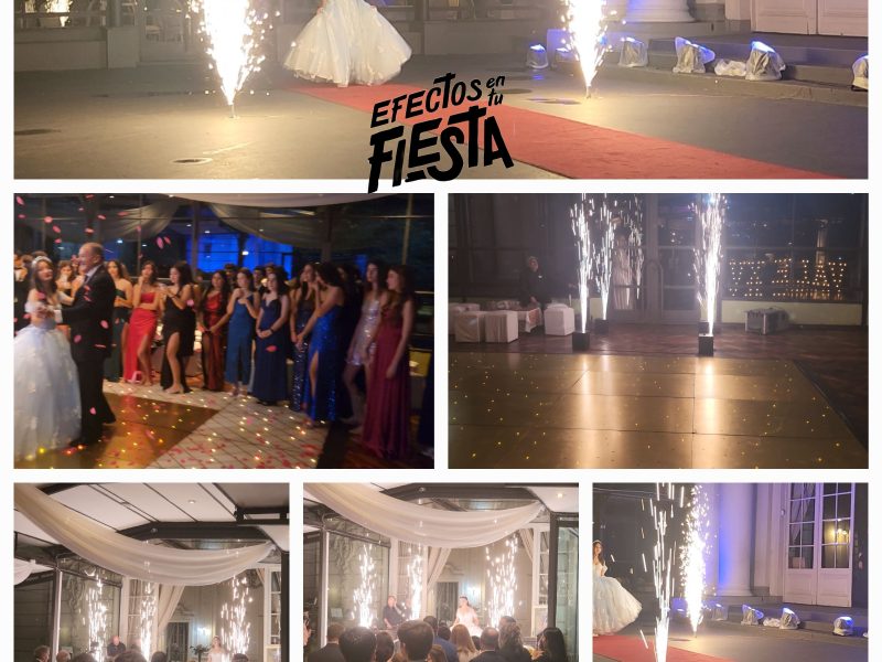 Efectos especiales. Audio e Iluminación Profesional. Organización y producción de fiestas y eventos.