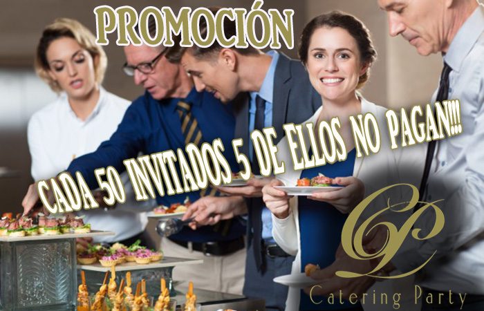 Cada 50 invitados 5 NO PAGAN!!!